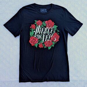 Pierce The Veil - Women's Black T-Shirt  Size M  Fearless Records